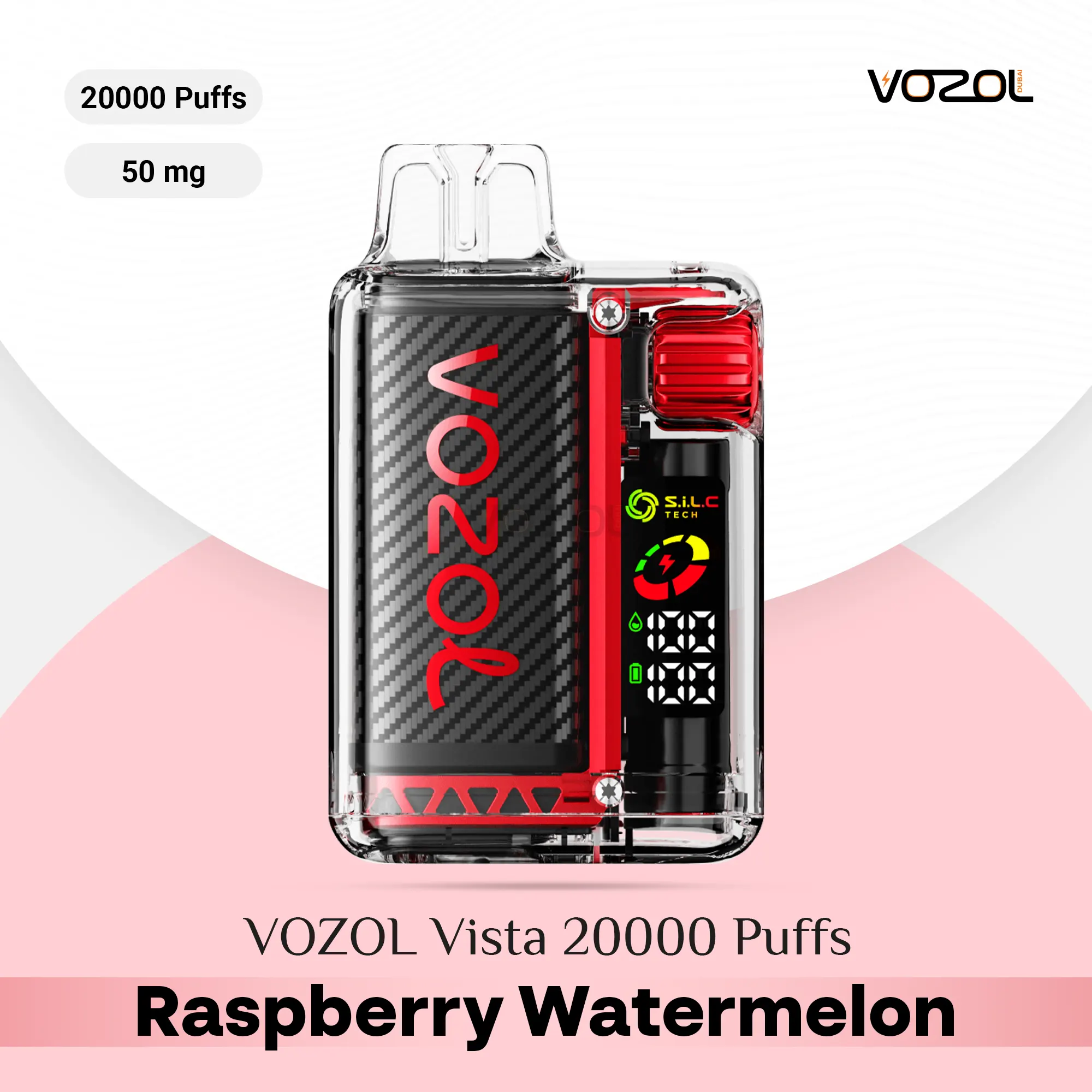 Buy VOZOL Vista 20000 Puffs Raspberry Watermelon